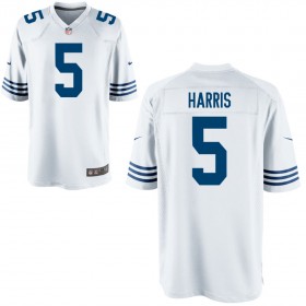Youth Indianapolis Colts Nike White Alternate Game Jersey HARRIS#5
