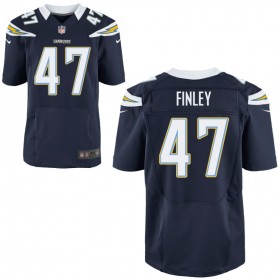 Men's Los Angeles Chargers Nike Navy Elite Jersey FINLEY#47