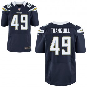 Men's Los Angeles Chargers Nike Navy Elite Jersey TRANQUILL#49