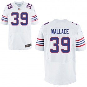 Mens Buffalo Bills Nike White Alternate Elite Jersey WALLACE#39