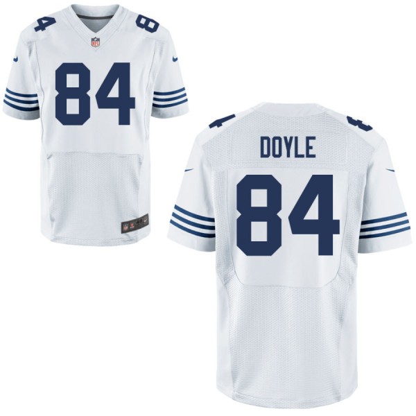 Mens Indianapolis Colts Nike White Alternate Elite Jersey DOYLE#84