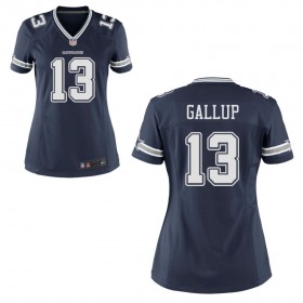 Women's Dallas Cowboys Nike Navy Jersey GALLUP#13