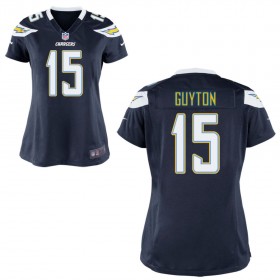 WomenÕs Los Angeles Chargers Nike Navy Blue Game Jersey GUYTON#15