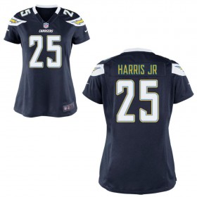 WomenÕs Los Angeles Chargers Nike Navy Blue Game Jersey HARRIS JR#25