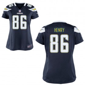 WomenÕs Los Angeles Chargers Nike Navy Blue Game Jersey HENRY#86