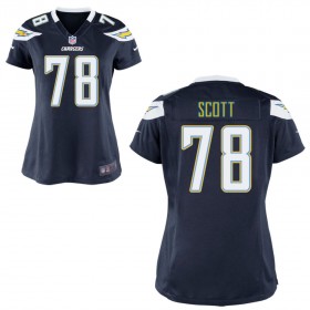 WomenÕs Los Angeles Chargers Nike Navy Blue Game Jersey SCOTT#78