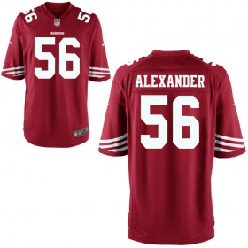 Youth San Francisco 49ers Nike Scarlet Game Jersey ALEXANDER#56