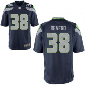 Youth Seattle Seahawks Nike College Navy Game Jersey RENFRO#38