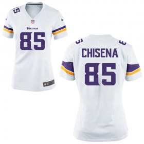 Women's Minnesota Vikings Nike White Game Jersey CHISENA#85