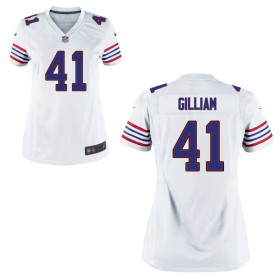 Women's Buffalo Bills Nike White Throwback Game Jersey GILLIAM#41