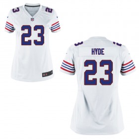 Women's Buffalo Bills Nike White Throwback Game Jersey HYDE#23