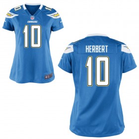 Women's Los Angeles Chargers Nike Light Blue Game Jersey HERBERT#10