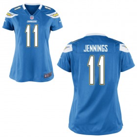 Women's Los Angeles Chargers Nike Light Blue Game Jersey JENNINGS#11