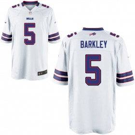 Nike Men's Buffalo Bills Game White Jersey BARKLEY#5