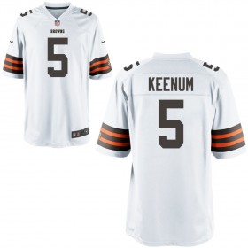 Nike Men's Cleveland Browns Game White Jersey KEENUM#5