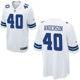 Nike Men's Dallas Cowboys Game White Jersey ANDERSON#40