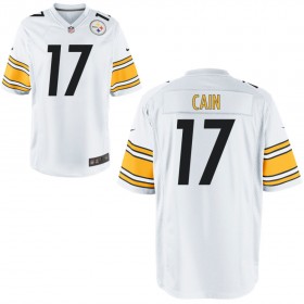 Nike Men's Pittsburgh Steelers Game White Jersey CAIN#17