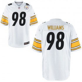 Nike Men's Pittsburgh Steelers Game White Jersey WILLIAMS#98