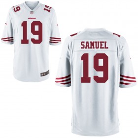 Nike Men's San Francisco 49ers Game White Jersey SAMUEL#19
