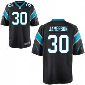 Men's Carolina Panthers Nike Black Game Jersey JAMERSON#30