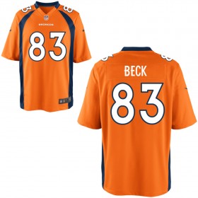 Men's Denver Broncos Nike Orange Game Jersey BECK#83