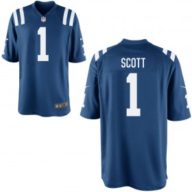 Men's Indianapolis Colts Nike Royal Game Jersey SCOTT#1