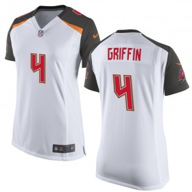 Women's Tampa Bay Buccaneers Nike White Game Jersey GRIFFIN#4