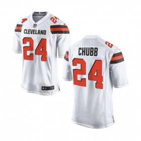 Nike Cleveland Browns Youth White Game Jersey CHUBB#24